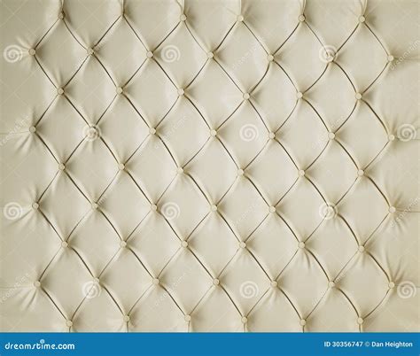 Cream Leather Padded Studded Luxury Background Royalty Free Stock