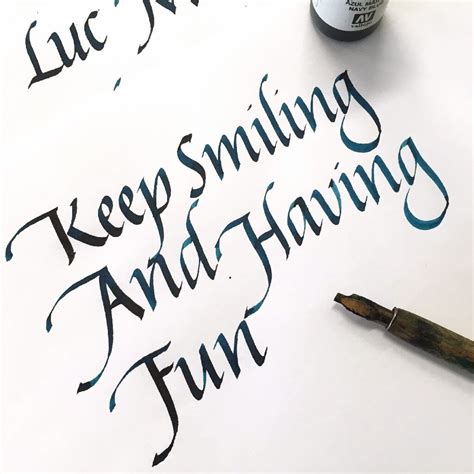 Italic Calligraphy Exercises By Designer Maria Montes Calligraphy