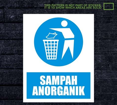 Tulisan Sampah Organik Dan Anorganik Tulisan Tempat Sampah Organik