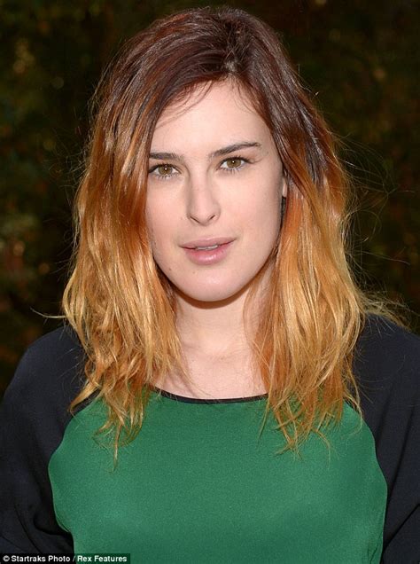 Rumer Willis Lightens Up Her Locks With A New Ombre Hairstyle Daily Mail Online