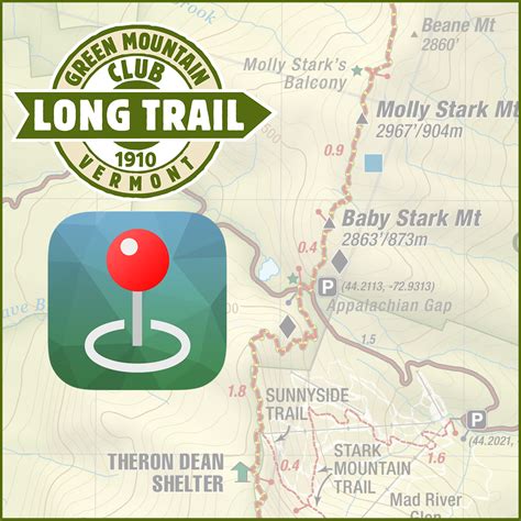 Long Trail Digital Map Now Available Green Mountain Club