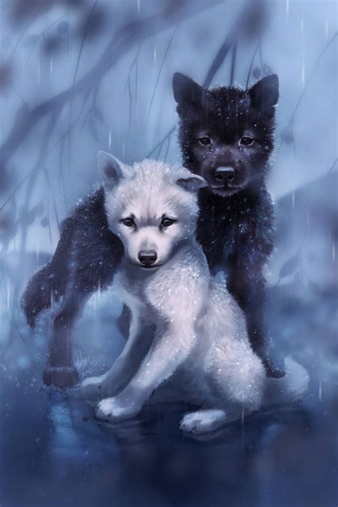 Deviantart is the world's largest online social community for artists and art enthusiasts, allowing people to connect through the creation and sharing of art. Night Brother by TamberElla | Wolf artwork, Wolf wallpaper ...