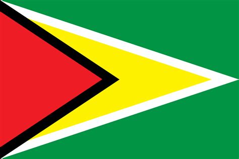 What Do The Colors And Symbols Of The Flag Of Guyana Mean Worldatlas My Xxx Hot Girl