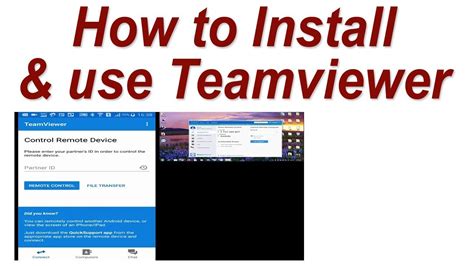 How To Use Teamviewer How To Install Teamviewer Youtube