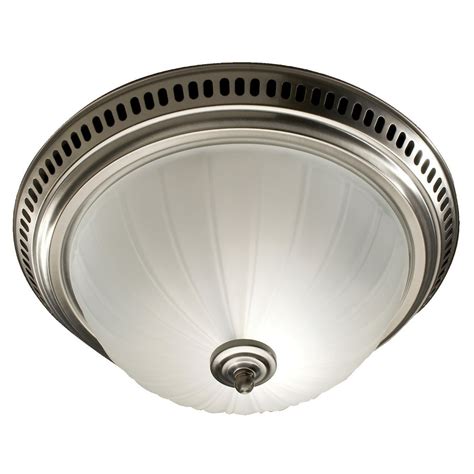 Broan 741 Sn Satin Nickelfrosted Glass Globe Decorative Ceiling