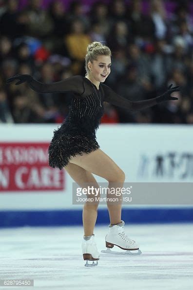 Elena Radionova Of Russia Competes During Senior Elena Radionova
