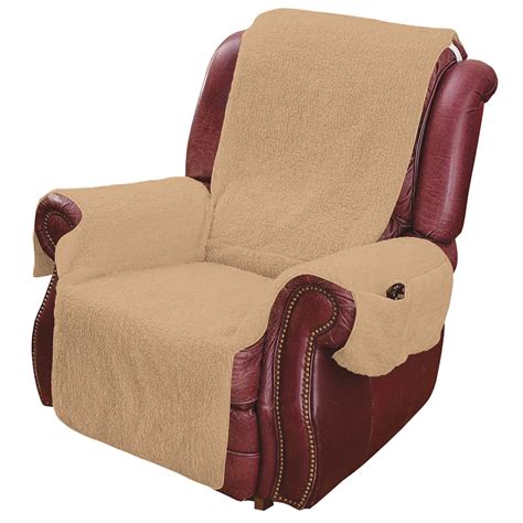 Recliner Chair Cover Protector With Pockets For Remotes And Cellphones Ebay