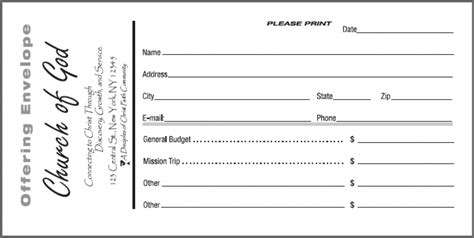 Convert pdfs, sing them, rotate and delete pages, edit text, add and erase different elements. Tithe / Offering / Giving Envelope - Printing You Can Trust