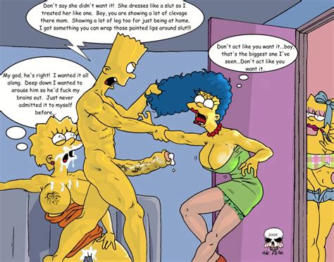 Rule 34 Abuse Bart Simpson Brother And Sister Cum Hair Pull Huge Cock