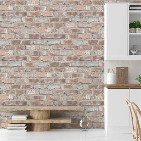 Beeston Grove Brick Effect Wallpaper In 2020 Brick Effect Wallpaper