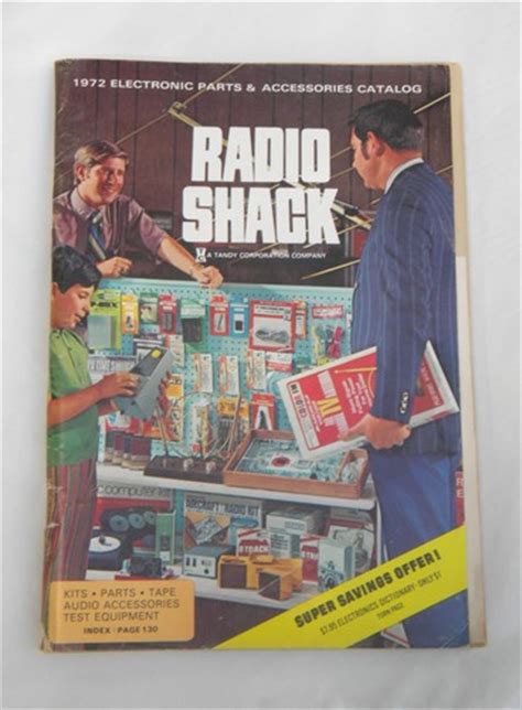 Retro 1972 Allied Radio Shack Advertising Catalog Speakers Mics Etc