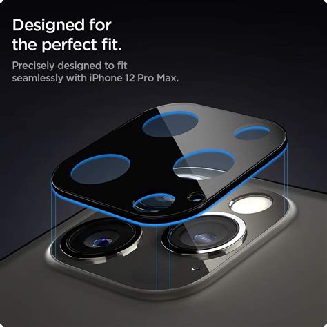 Spigen Iphone 12 Pro Max Camera Lens Protector 2 Pack Glastr Optik