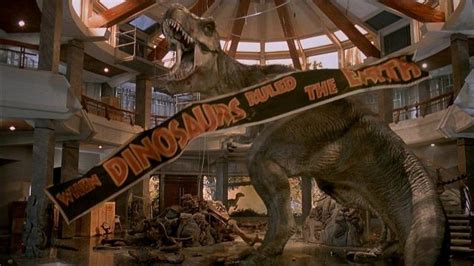 When Dinosaurs Ruled The Earth Banner As Seen In Jurassic Park Spotern