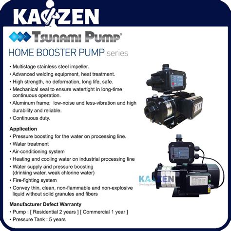 Tsunami Cmh4 40k 10hp Water Booster Pump
