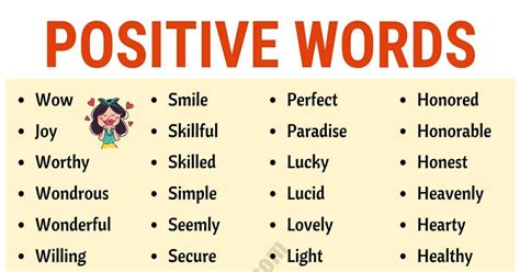 What Are Positive Words Top 200 Positive Words To Inspire Your Day