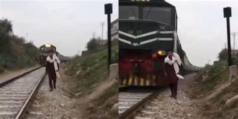 【画像】線路上でポーズとりながらtiktok動画撮影していた少年、列車に轢かれ死亡【パキスタン】 人生パルプンテ