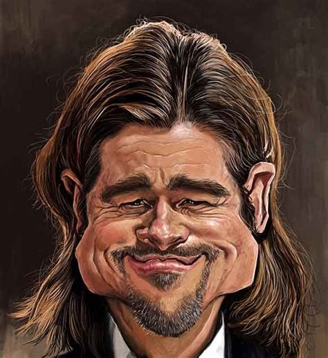 Pin On Brad Pitt Caricature Collection