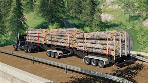 Fs 19 Mods • Logtimber Trailers • Yesmods