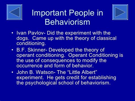 Behaviorism Theory Of Learning Learning Theory Operant Conditioning