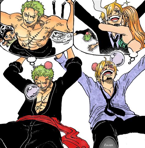 One Piece Zoro And Sanji Fighting