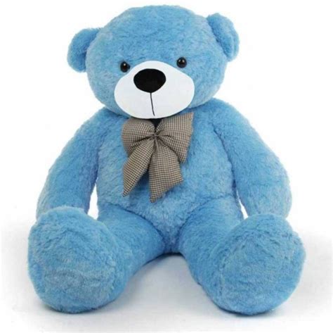 Blue Teddy Bear 5 Feet - kidxpress.com