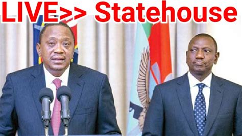 🔴breaking Ruto And Uhuru Address The Nation Live Now Youtube