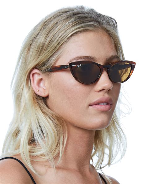 ray ban nina sunglasses stripped brown surfstitch