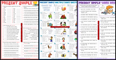 Vocabulary, grammar, listening, songs, etc. ESL Printable Grammar Worksheets and Exercises