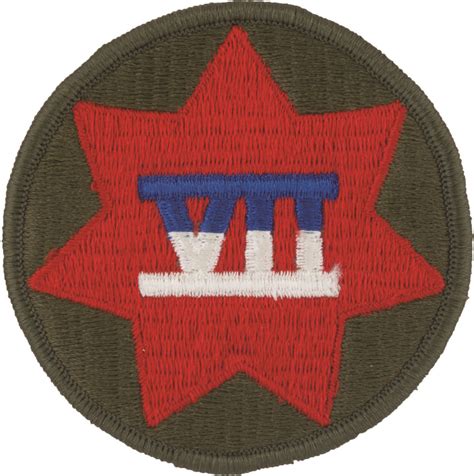 7th Corps Full Color Patch