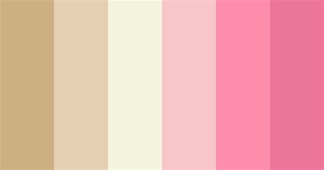 Light Beige And Pink Color Scheme Beige