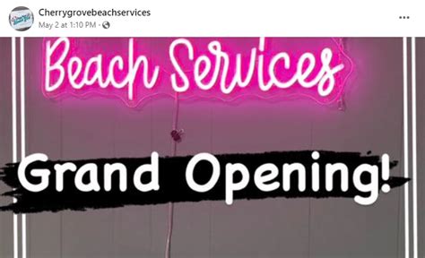 Cherry Grove Beach Services Opens Main Street Location With Expanded