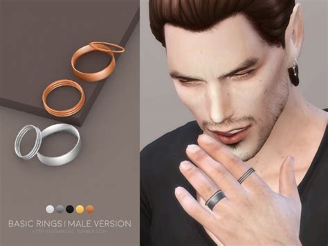 Basic Rings Male Version By Sugar Owl At Tsr Sims 4 Updates