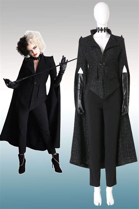 Cruella De Vil Cruella Costumes 2021 Emma Stone Black Coat Cosplay Ideas Ubicaciondepersonas