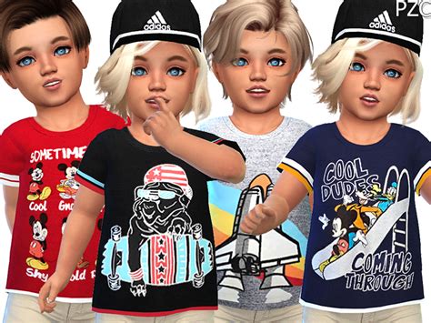The Sims Resource Toddler T Shirts Collection 02