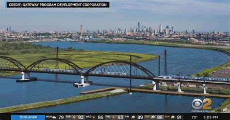 Groundbreaking Marks Construction Of New Portal Bridge Cbs New York