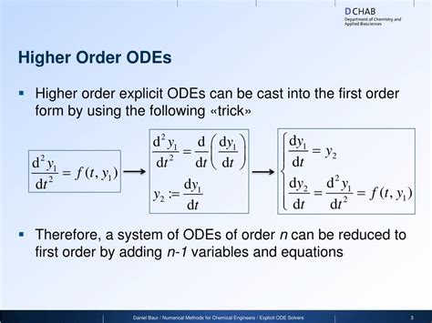 Ppt Ordinary Differential Equations Odes Powerpoint Presentation