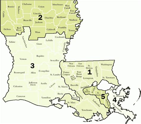 Louisiana Appellate Map Louisiana Circuit Courts — Montiel Hodge