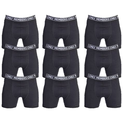 9 Pack Members Only Men S Premium Cotton Boxer Briefs Only 24 99