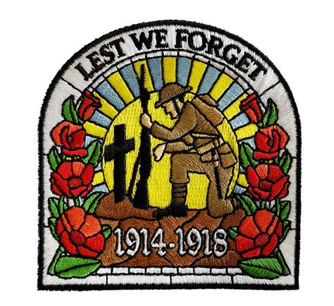Lest We Forget 1914 1918 Badge Tolley Badges