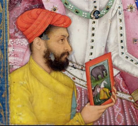 A Closer Look At Mughal Emperor Jahangir Depicted On The Hourglass