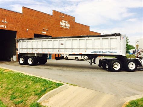 Travis 39 Ft Frameless Aluminum End Dump Trailer