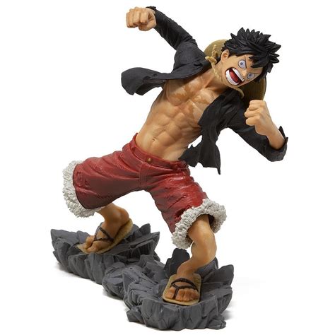 Banpresto One Piece Monkey D Luffy 20th Anniversary Figure Red