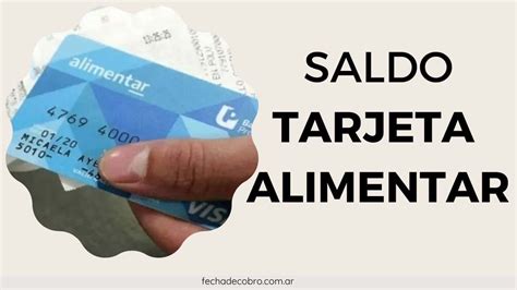 La tarjeta alimentar está destinada a madres y padres con hijos de hasta 6 años de edad que reciben la asignación universal por hijo (auh); Como Saber el Saldo de la Tarjeta Alimentaria? CARGADA!