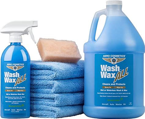 Amazon Com Wet Or Waterless Car Wash Wax Kit Oz With Bug Remover Aircraft Quality For Your