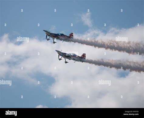 The Red Bull Matadors Aerobatic Display Team Stock Photo Alamy