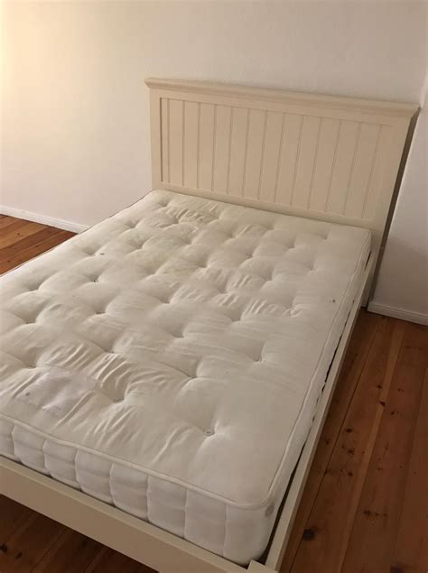 Latexmatratzen sind allergikerfreundlich und anschmiegsam. 140x200 Bett mit Matratze & Lattenrost (Weiss) zu ...
