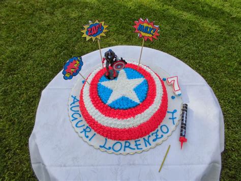 Tema capitán américa última versión: Patry Creazioni: Allestimento Festa di compleanno a tema ...