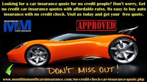 Even in the states with no car insurance requirement, it's not good to forego car insurance coverage. Tips To Get Cheap Rates On No Credit Check Car Insurance | Auto insurance companies, Car ...