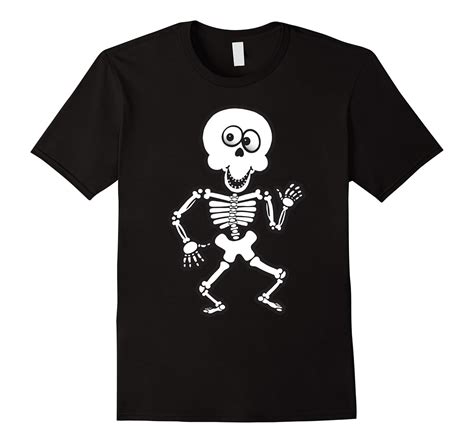 Cute Skeleton Tee Shirt Spooky Art Artvinatee