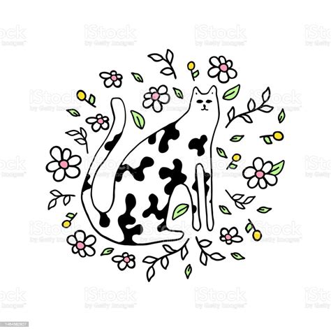 Universal Seamless Cute Pattern With Cats Stock Illustration Download